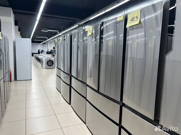 Холодильник многодверный Haier HB25fssaaaru