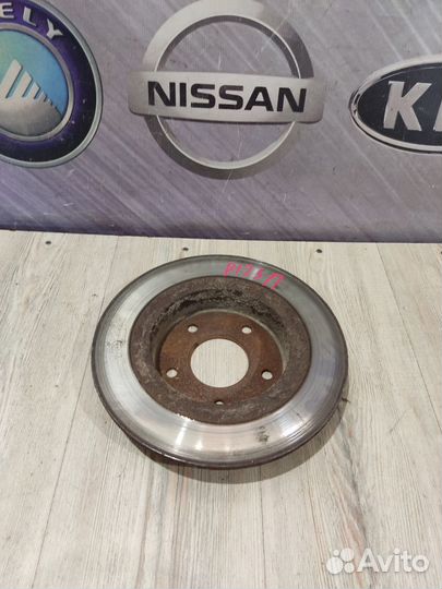 Тормозной диск задний Nissan primera P12 Лев, Прав