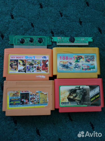 Катриджи для dendy