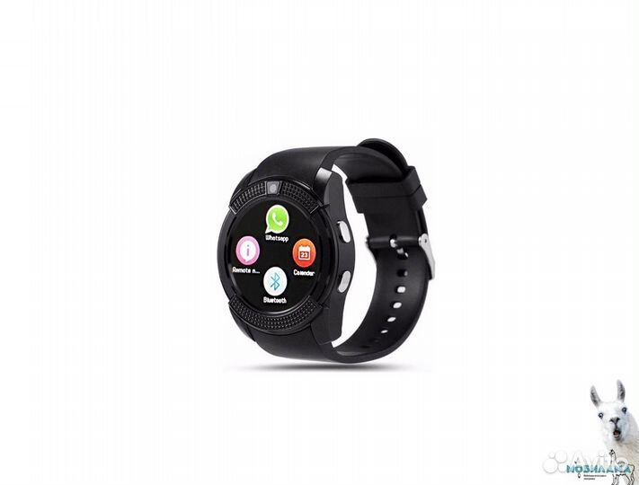 Умные часы-телефон Smart Watch V8 серебристые