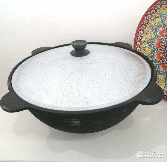 Казан Чугунный 8л