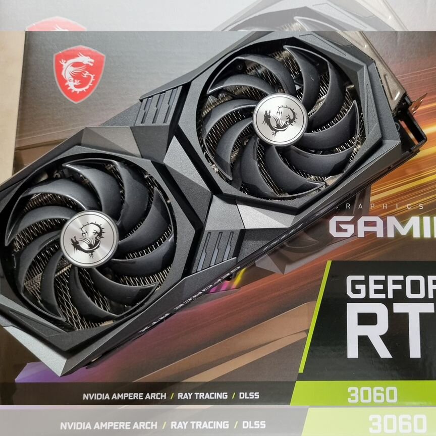 msi geforce rtx 3060 gaming - Купить компьютерные комплектующие
