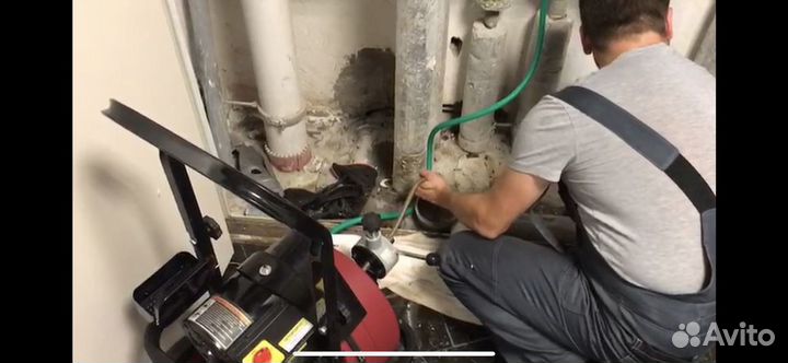 Поиск скрытой течи, Устран. течь тепловизор засор