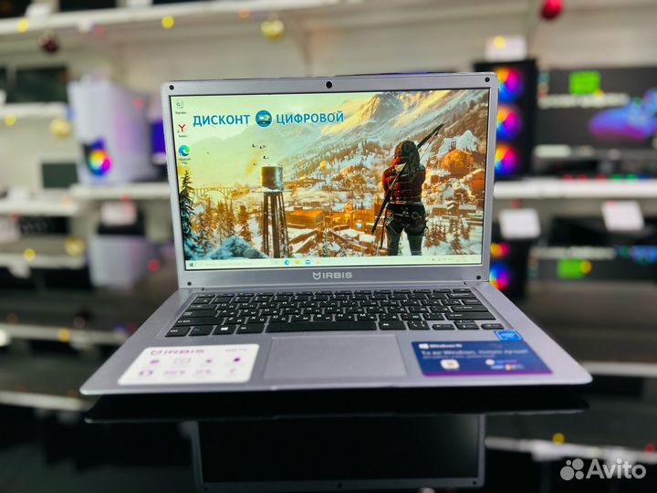 Ноутбук Irbis Новый intel/4 ядра/SSD Гарантия