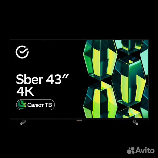 Смарт TV Sber 4K UHD 43
