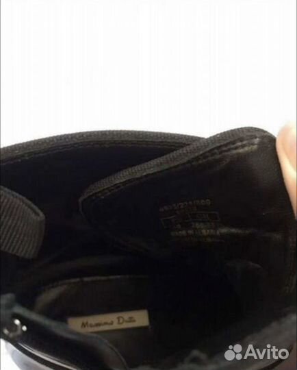 Ботинки челси massimo dutti 40