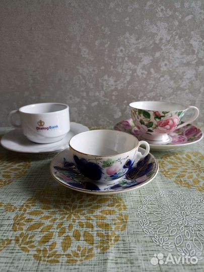 Чайная пара фарфор