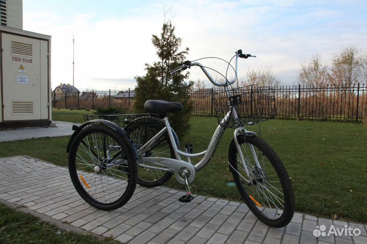 Надежный трёхколесный велосипед трайк байк для пож