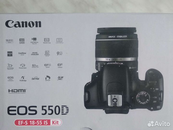 Фотоаппарат Canon eos 550d