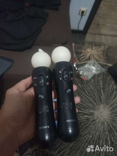 Playstation vr rev 1 + 2 ps move controllers