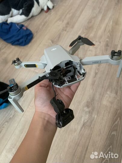 Квадрокоптер dji разбитый