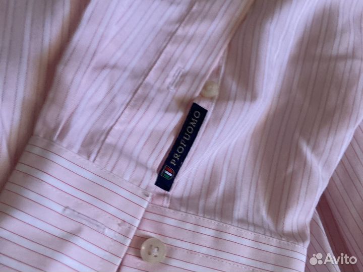 Рубашка мужская 52-54 хлопок Италия