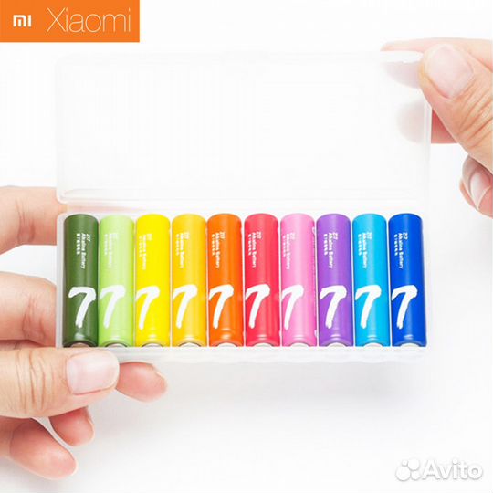 Набор батареек AAA Xiaomi Zi7 Rainbow 10шт