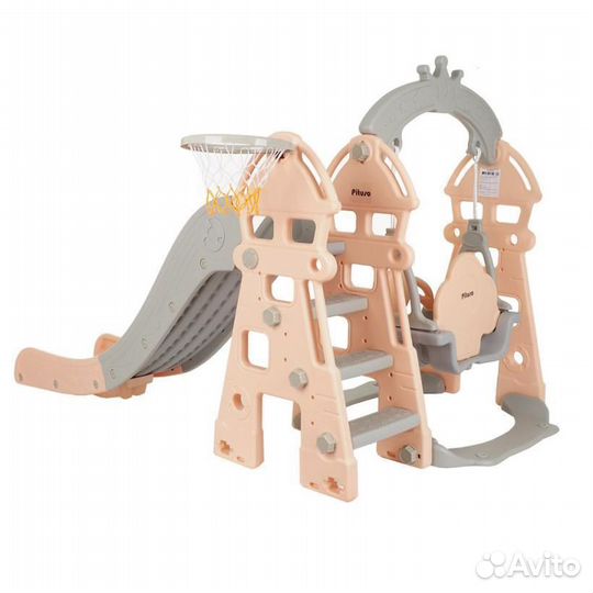 Детский игровой комплекс с горкой Замок