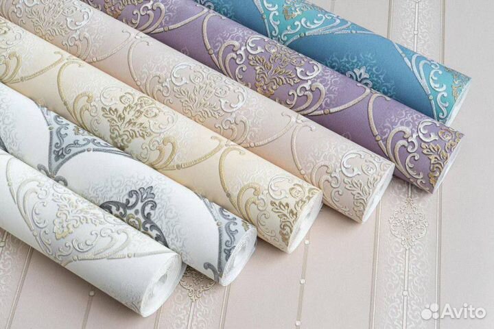 Поклейка обоев