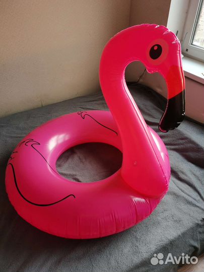 Надувной круг фламинго