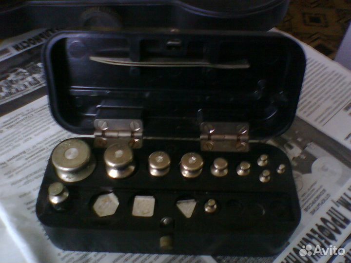 Весы аптечные с гирьками,СССР 1961г