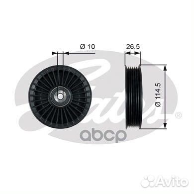 Ролик T36212 (7803-21312) T36212 Gates