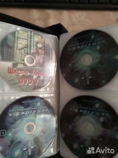 DVD диски с Аниме без пластиковых боксов