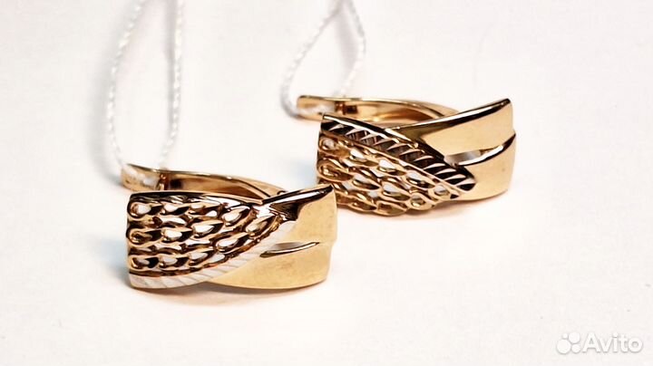 Золотые серьги