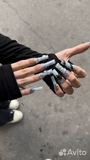 Наращивание ногтей/ Крейзи дизайн