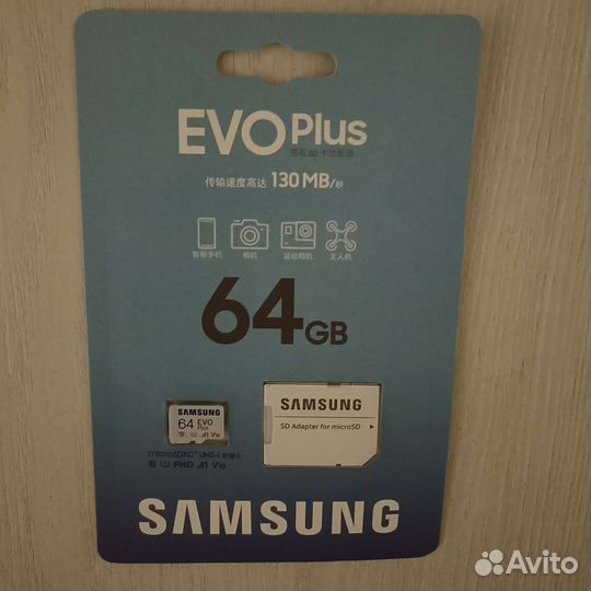 Карта памяти micro sd 64
