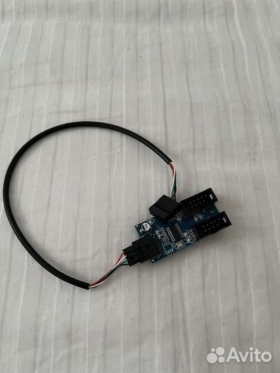 Кабель-разветвитель USB с материнской платы 10 Pin