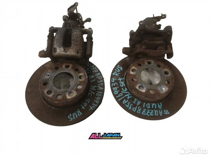 Тормозные суппорта заднее Audi A3 8P AXX 2005