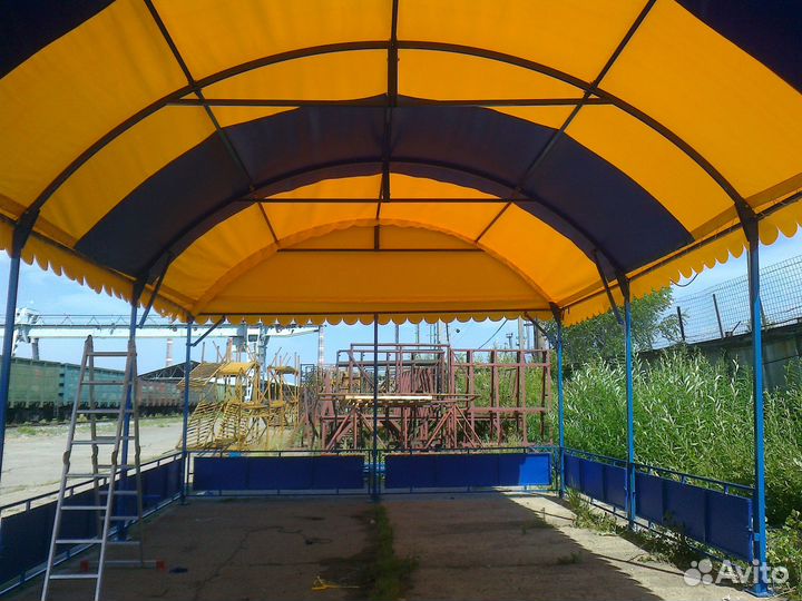 Тенты, палатки, шатры, павильоны