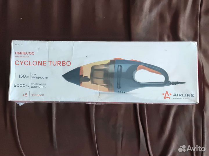 Автомобильный пылесос airline vca-03