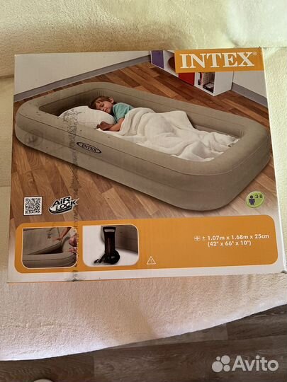 Детская надучная кровать intex новая