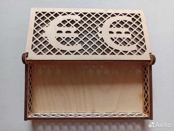 Купюрница, шкатулка из фанеры