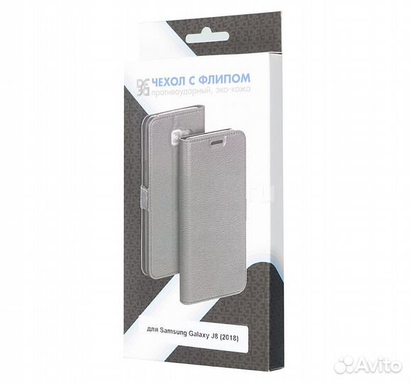 Противоударный Чехол-Книжка на samsung J8 (2018)