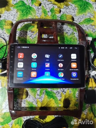 Android Магнитола дерево на Hyundai Sonata ef 4