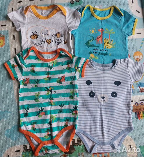 Боди, песочники-H&M, Crokid, Baby GO, 62-92 размер