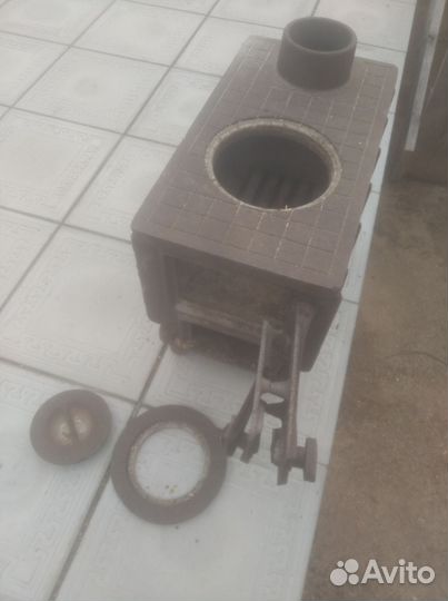 Печка буржуйка чугунная разборная СССР