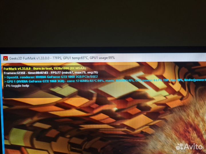 MSI Gaming X GTX 1060 3Gb