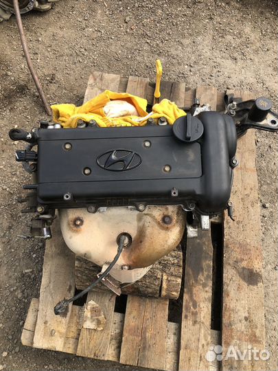 Двигатель hyundai solaris g4fa 1.4 2013 год