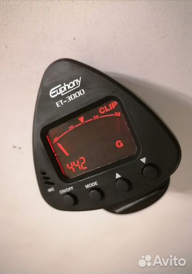 Euphony ET-3000 цифровой стрелочный тюнер-прищепка
