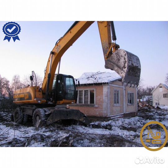 Демонтаж дома / снос, разборка зданий, фундаментов