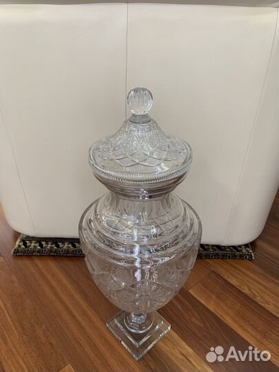 Ваза хрустальная