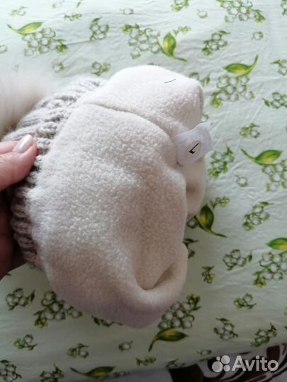 Комплект шапка и снуд женский зимний