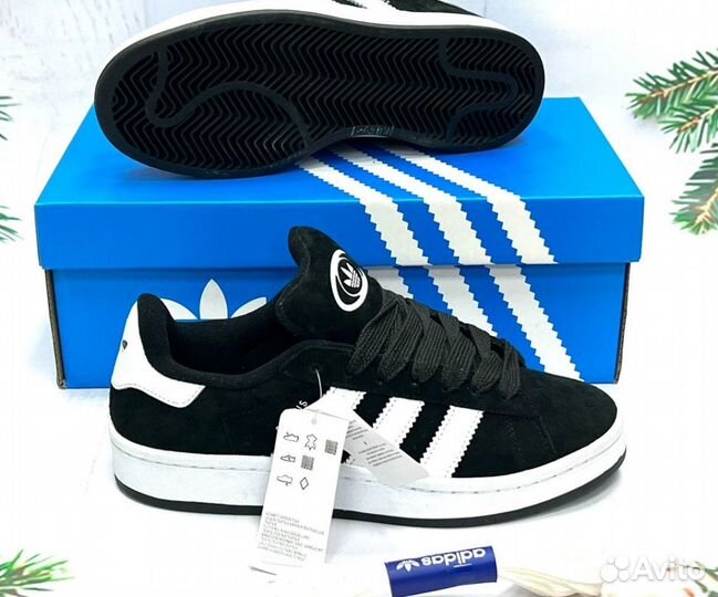 Кроссовки Adidas Campus 00s Black Люкс