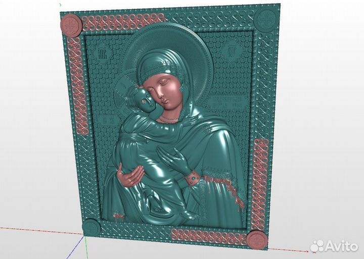 Stl шаблоны икон для станков с чпу