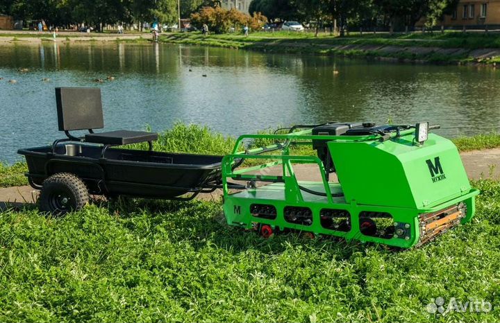 Мотобуксировщик мужик М500 лонг 15 л.с