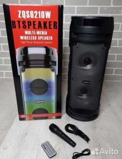 Портативная колонка bluetooth ZQS6210W/новая