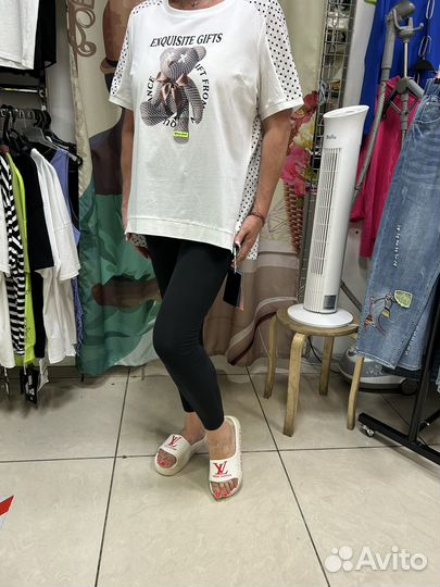 Футболка -блузон хлопок Корея