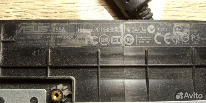 Asus X55A на запчасти материнская плата