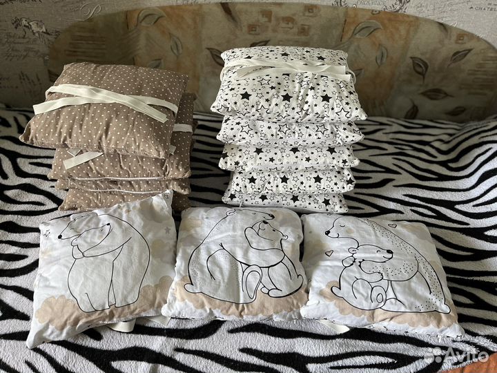 Бортики в детскую кроватку