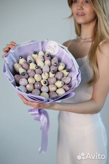 Букет из клубники в шоколаде